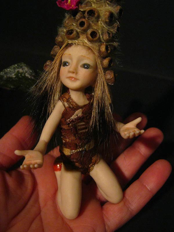 Ooak Pixie Ranien and magic Seeds